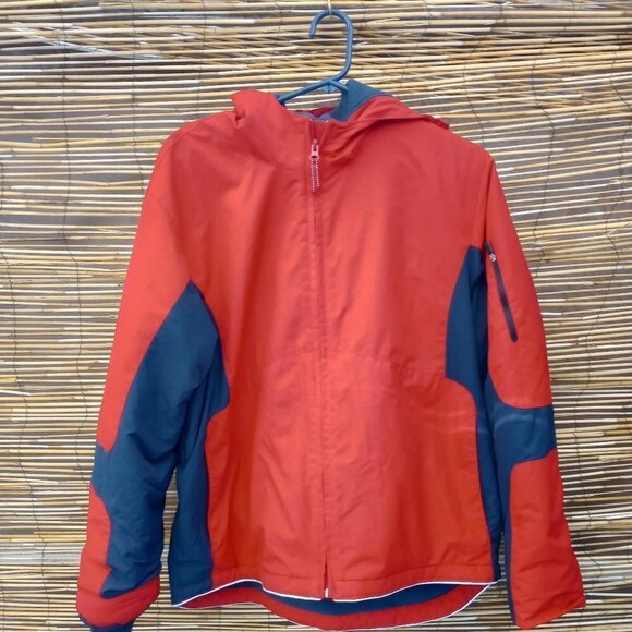 Land's End Red & Navy Nylon Jacket - XL - Youth - Unisex - Picture 1 of 7